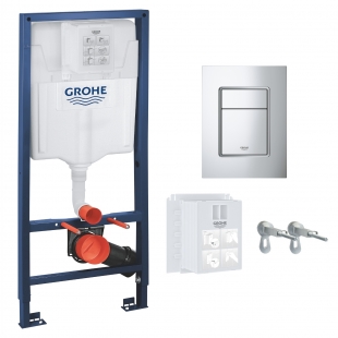 Инсталляция Grohe Rapid SL 3 в 1, для подвесного унитаза, 39501000